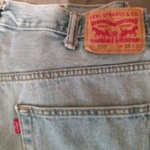men's levi's 550 size 38/30